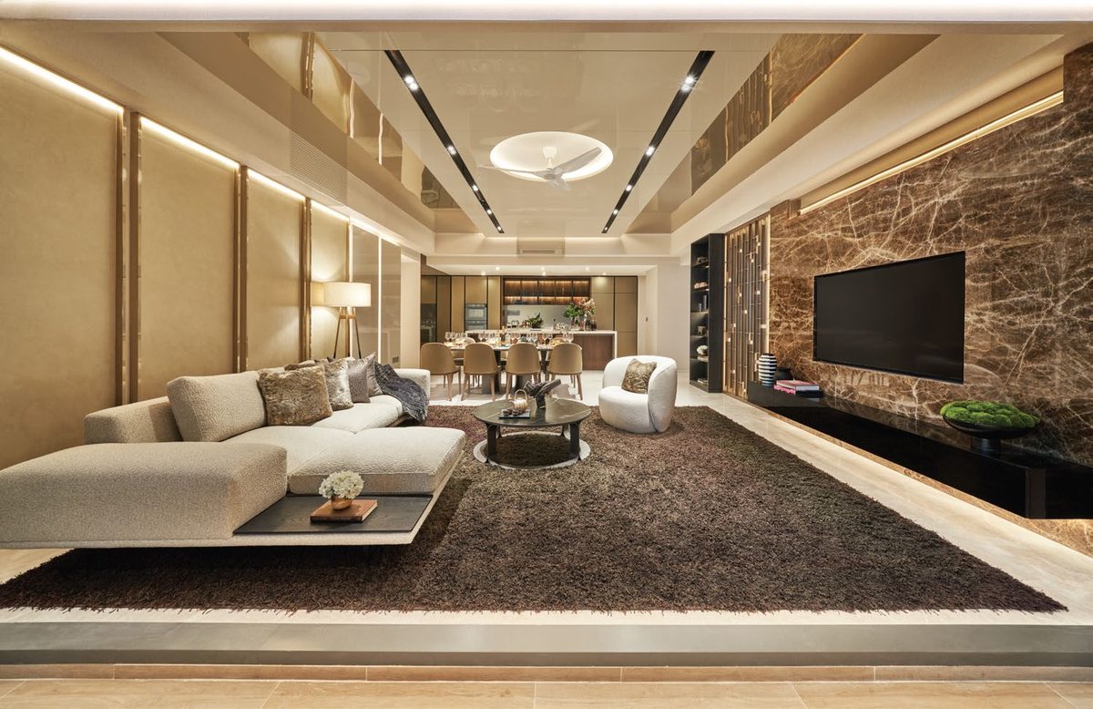 Sea-view living room